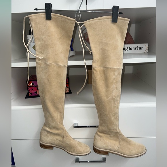 Stuart Weitzman Lowland over the knew boots 4M - Picture 2 of 14